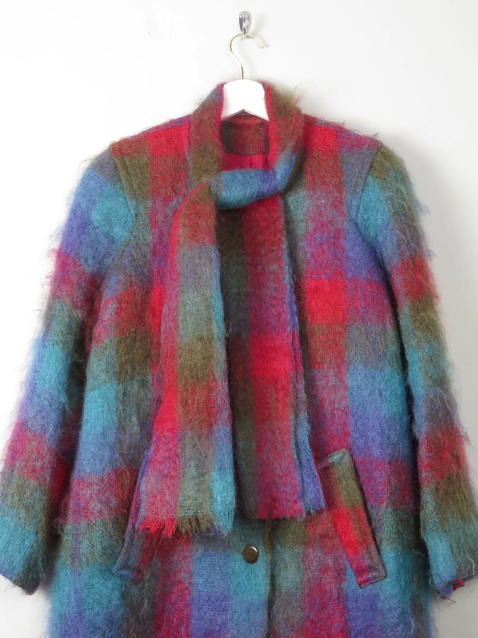 Woman's Vintage Avoca MohaIr Short Coat M/L