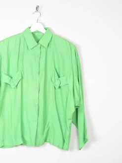 Women's Acid Green Vintage Blouse M
