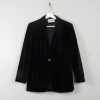 Women's Anne Brooks Vintage Black Velvet Jacket S