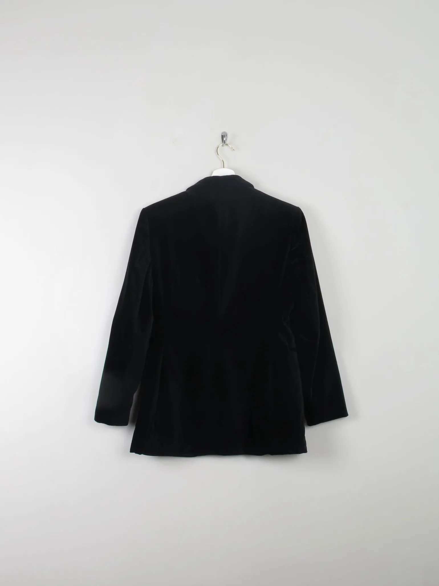 Women's Anne Brooks Vintage Black Velvet Jacket S
