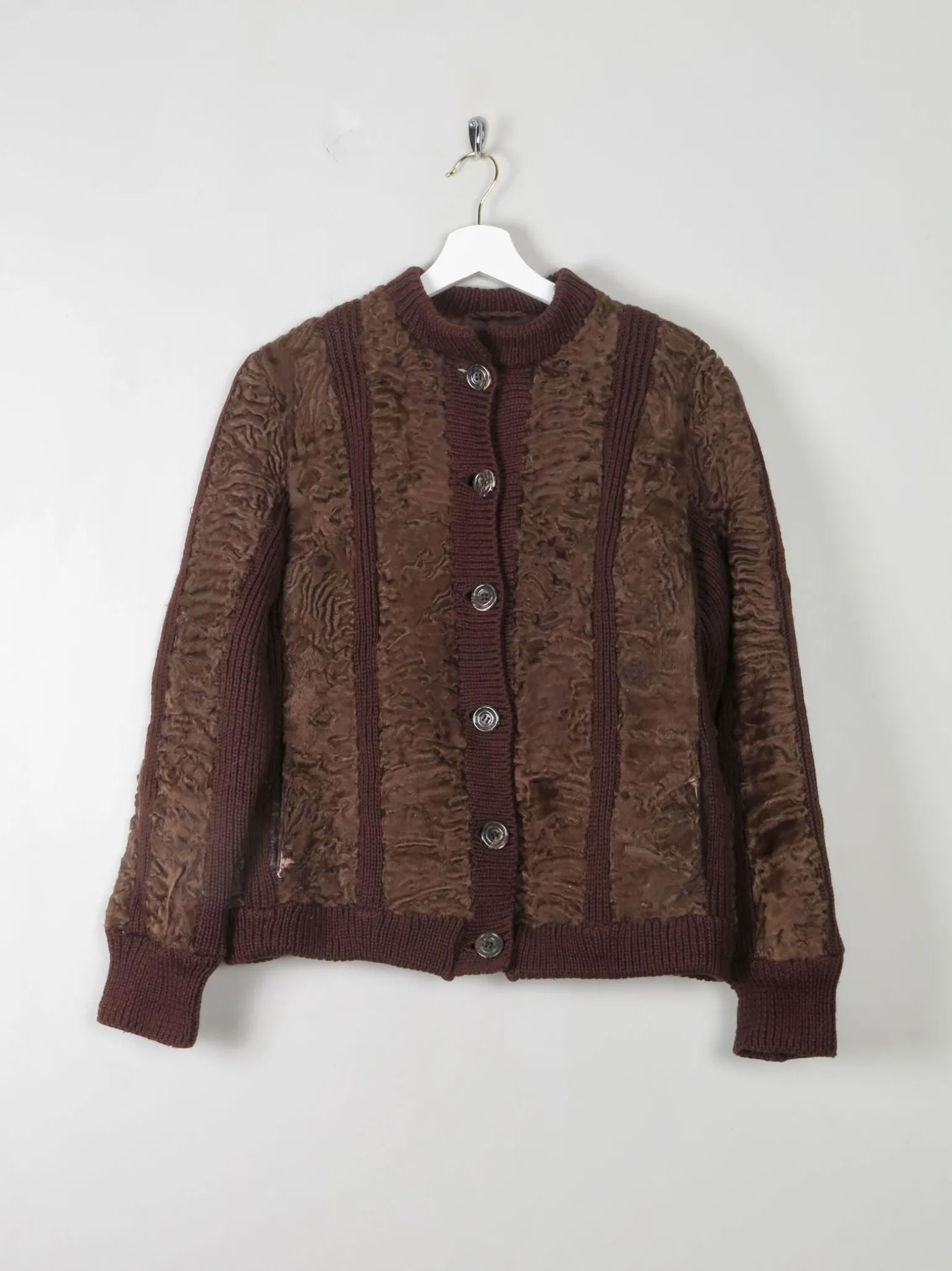 Women's Astrachan Vintage Jacket S/M