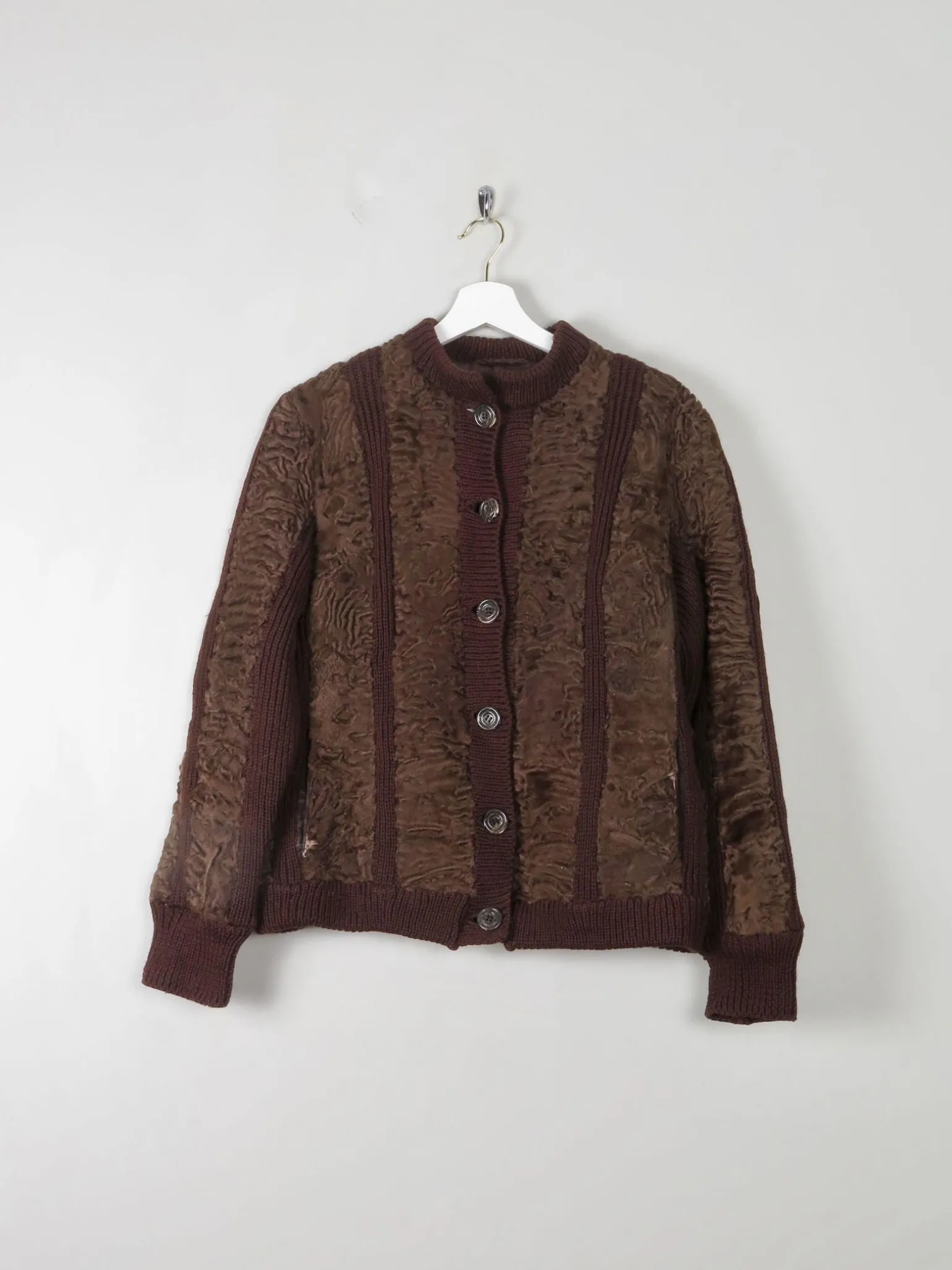 Women's Astrachan Vintage Jacket S/M