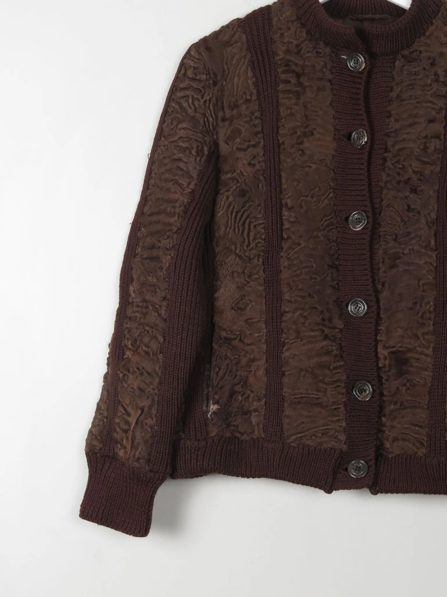 Women's Astrachan Vintage Jacket S/M