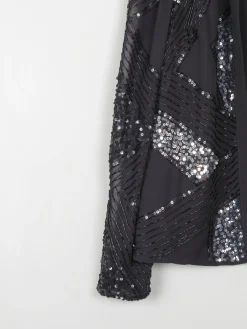 Women’s Beaded & Sequin Black Jacket M