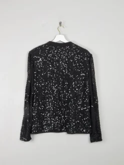Women’s Beaded & Sequin Black Jacket M