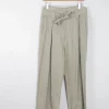 Women's Beige Khaki High Waisted Trousers 30W S