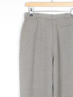 Women's Betty Barclay High Waisted Houndstooth Pleated Trousers 12 31W