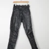 Women’s Biker Heavy Leather Trousers 27" XS