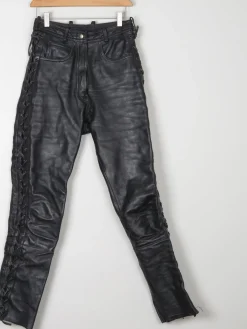 Women’s Biker Heavy Leather Trousers 27