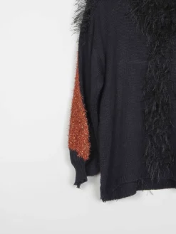 Women’s Black & Rust Vintage Jumper S/M