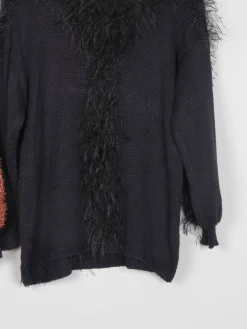 Women’s Black & Rust Vintage Jumper S/M
