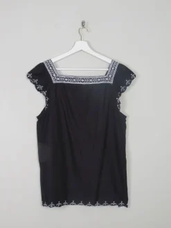 Women's Black Camisole Blouse By Ann Taylor L