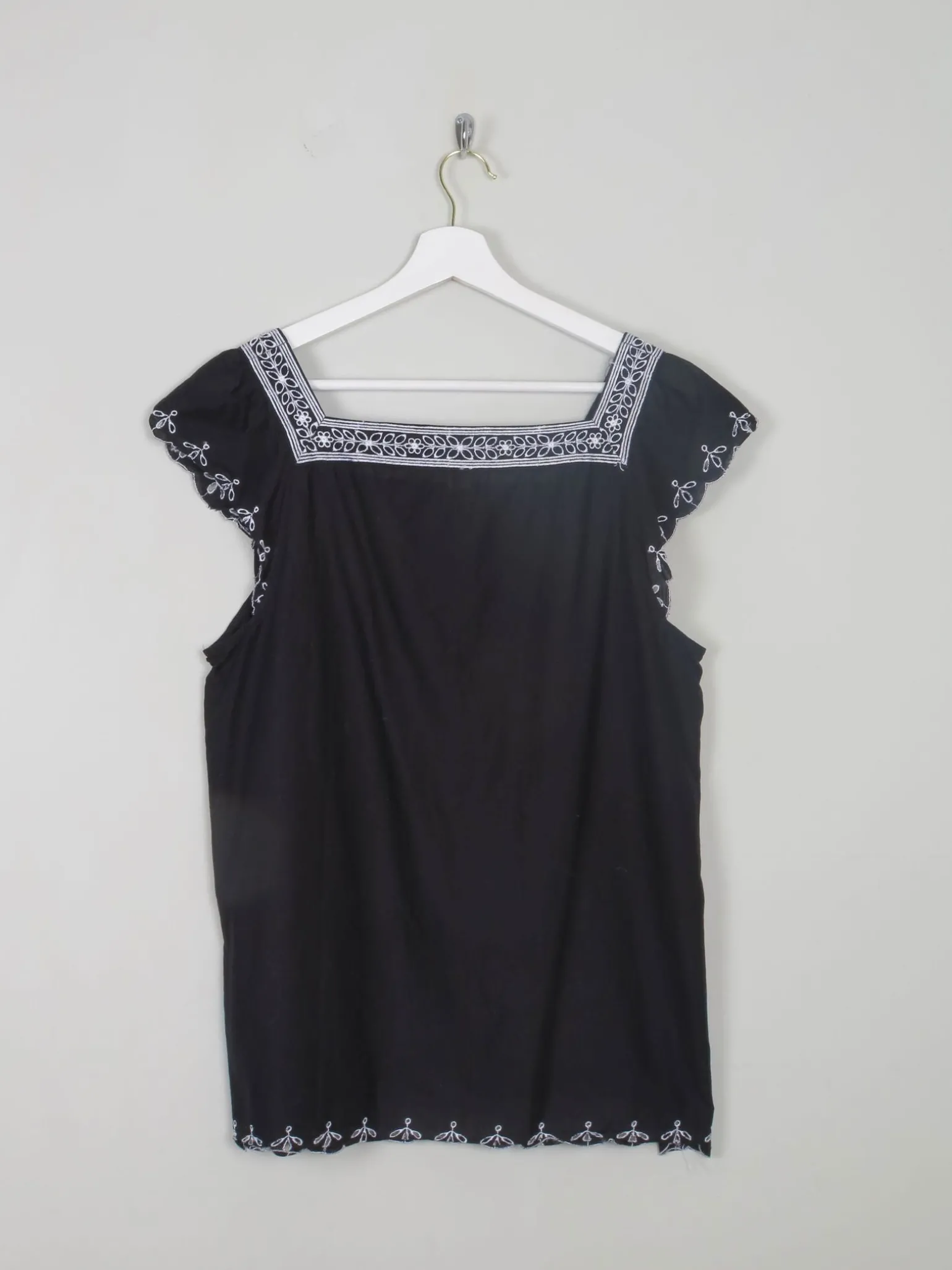 Women's Black Camisole Blouse By Ann Taylor L