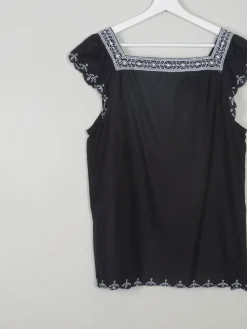 Women's Black Camisole Blouse By Ann Taylor L