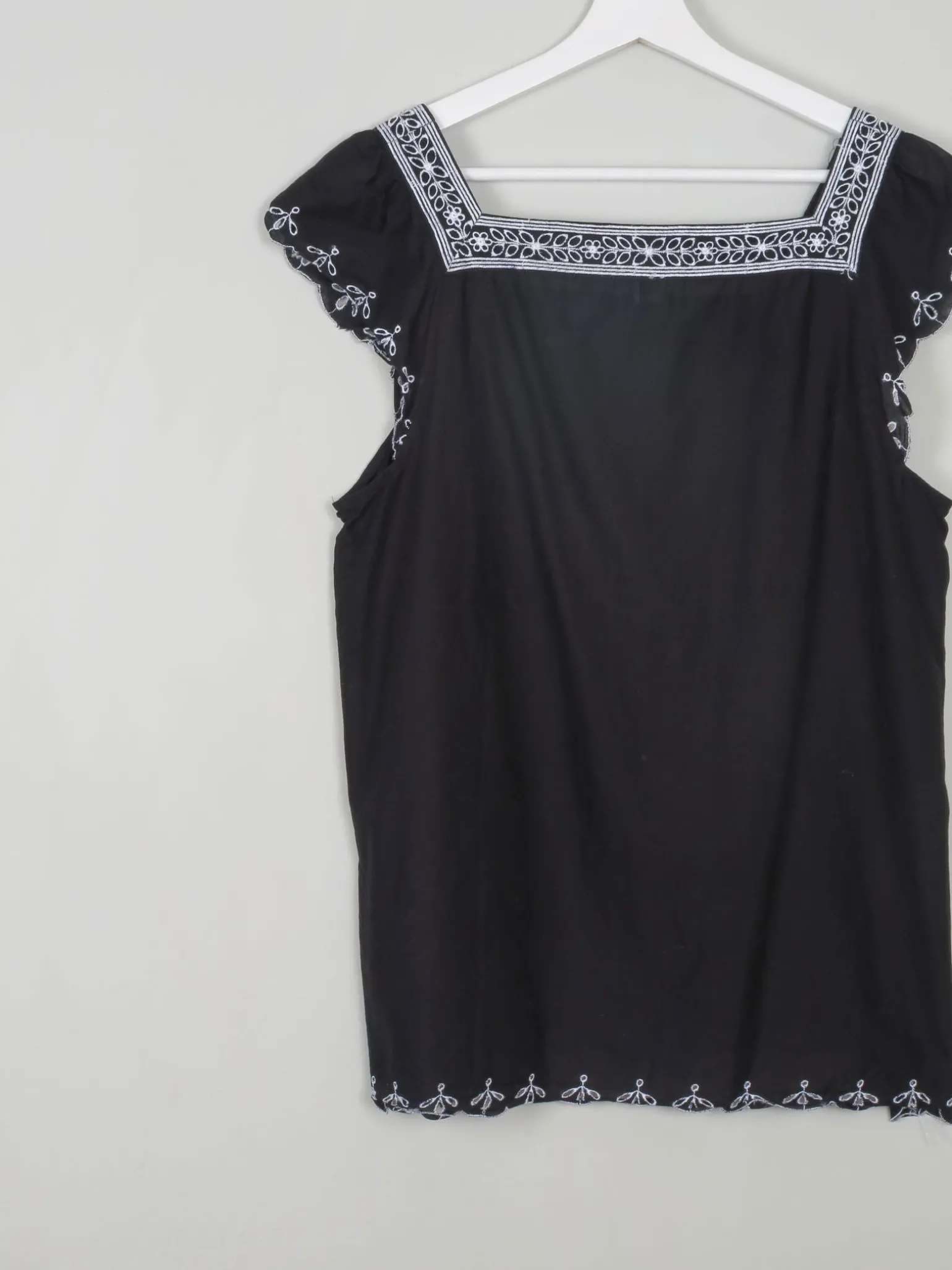 Women's Black Camisole Blouse By Ann Taylor L