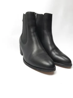 Women’s Black Leather Clarks Chelsea Boots 4/37