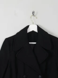 Women's Black Reefer Jacket S