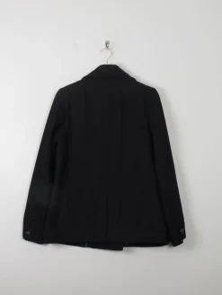 Women's Black Reefer Jacket S