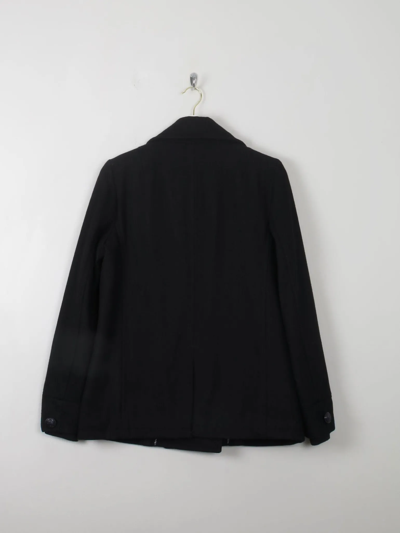 Women's Black Reefer Jacket S