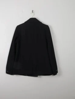 Women's Black Reefer Jacket S