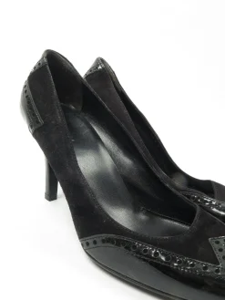 Women's Black Vintage Gucci Shoes 4.5 37.5