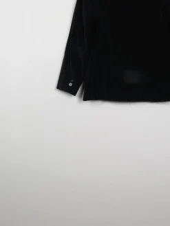 Women's Black Vintage Velvet Jacket S