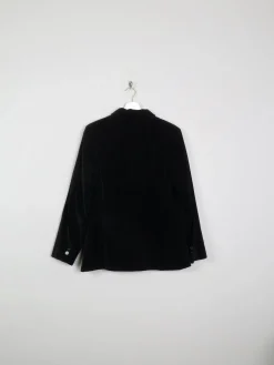Women's Black Vintage Velvet Jacket S