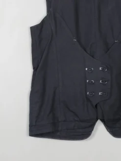 Women's Black Waistcoat Hoss 42 EU M/L