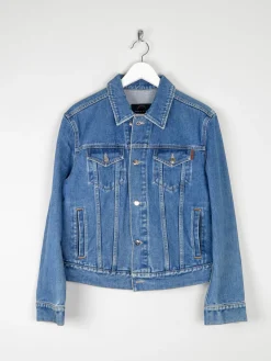 Women’s Blue Denim Cropped Fitted Jacket "Bogner"10/12