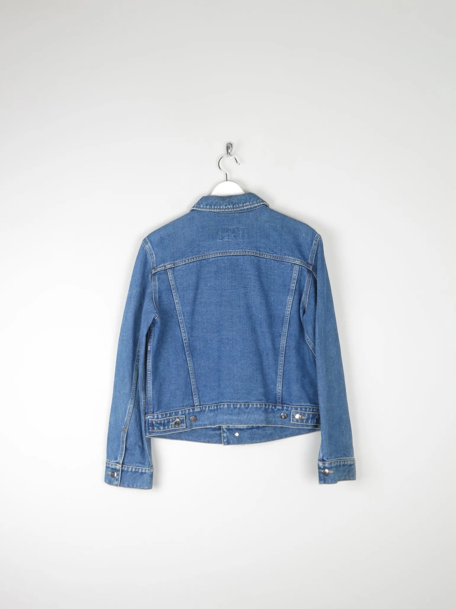 Women’s Blue Denim Cropped Fitted Jacket "Bogner"10/12