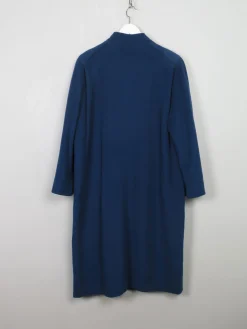 Women's Blue Vintage Cashmere & Wool Coat M/L