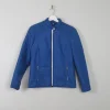 Women’s Blue Vintage Racing Style Ski Jacket S