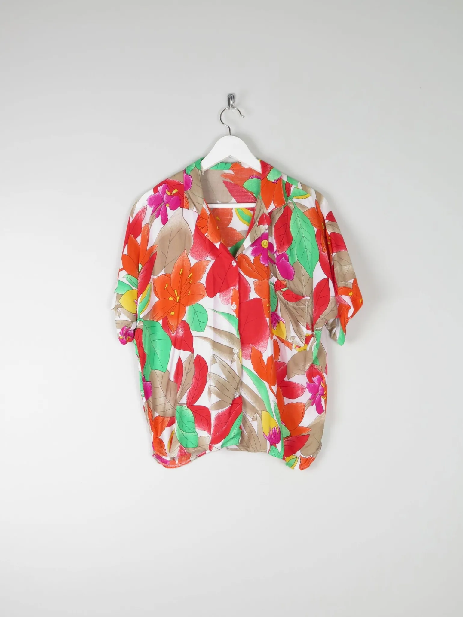 Women's Bright Vintage Blouse M