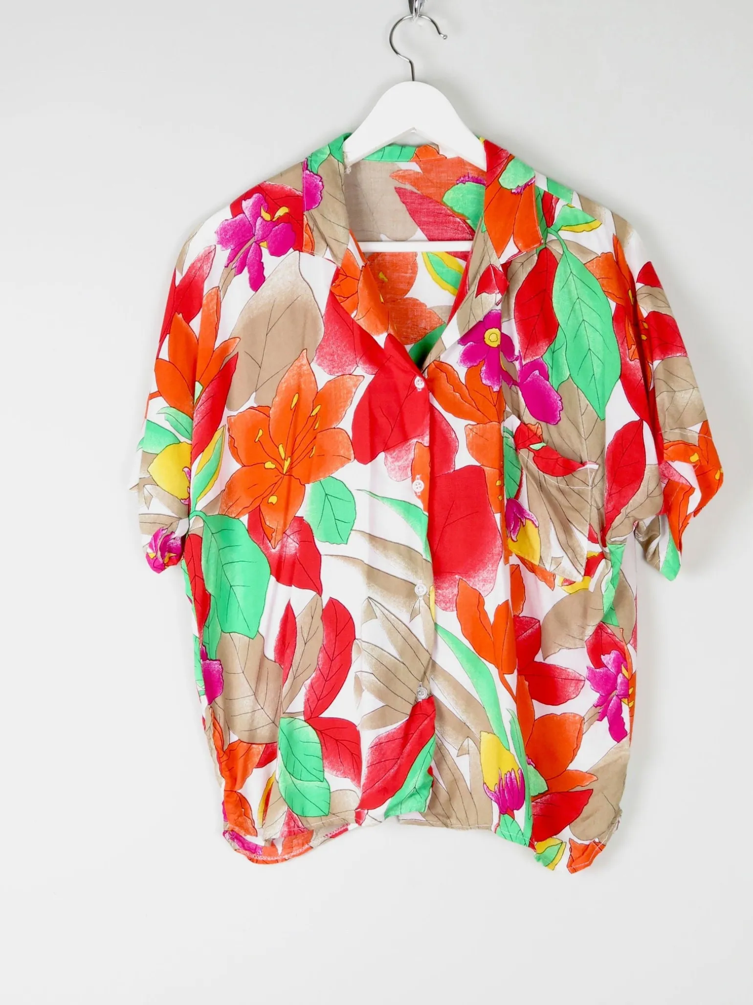 Women's Bright Vintage Blouse M