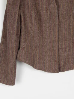 Women's Brown Tweed Fitted Cropped Jacket 10/12