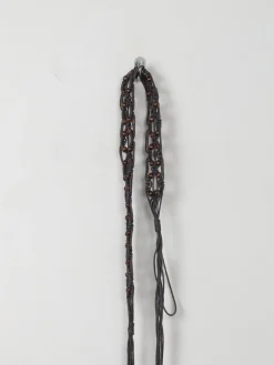 Women's Brown Vintage Leather Macrame  Belt