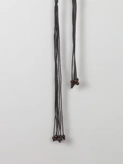 Women's Brown Vintage Leather Macrame  Belt