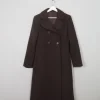 Women's Brown Vintage 60's/70s Wool Coat 10/ small 12
