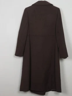 Women's Brown Vintage 60's/70s Wool Coat 10/ small 12