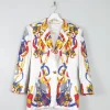 Women's Chain Print Vintage Escacda Trophy Jacket S