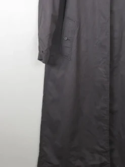 Women's Charcoal Vintage Burberry Trench Coat XS/S