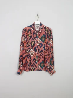 Women's Colourful Pom Blouse M