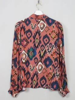Women's Colourful Pom Blouse M