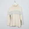 Women's Cream Vintage Marc O Polo Turtle Neck Jumper M
