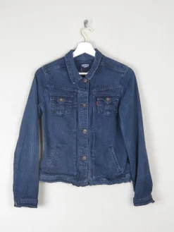 Women's Dark Blue Levis Stretch Denim Jacket XS