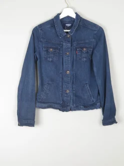 Women's Dark Blue Levis Stretch Denim Jacket XS