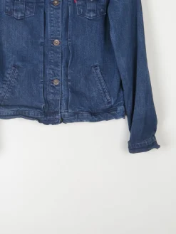 Women's Dark Blue Levis Stretch Denim Jacket XS