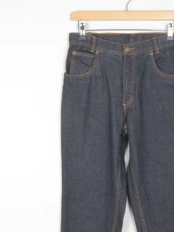 Women’s Dark Grey Vintage Fitted Jeans 8/10 28W