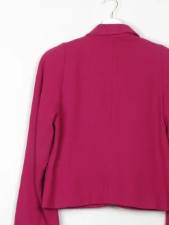 Women's Deep Pink Cropped Jacket 'Austin Hill' 8/10