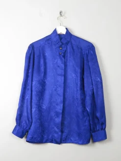 Women's Electric Blue Vintage Blouse M